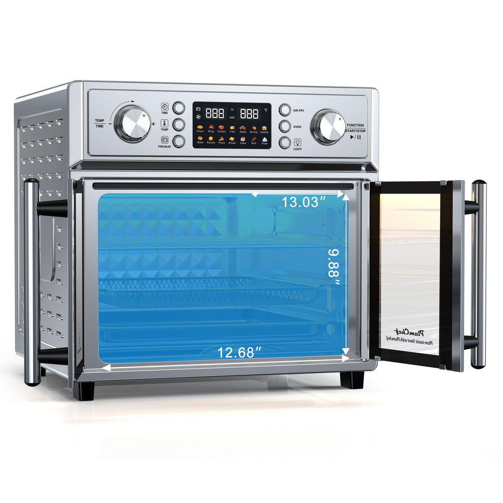 PlumChef 26QT Large Capacity French Double-Door Air Fryer Convection Toaster Oven
